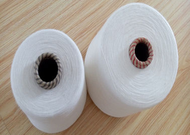 China 100% Ne 30/1 Ring Polyester Spun Yarn , spun polyester sewing thread Anti Pilling supplier