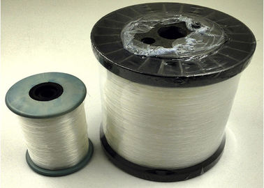 China Weaving Raw White 0.2MM 100 % Nylon Monofilament Yarn For 3# Zipper , eco friendly supplier
