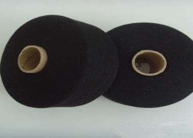 China 100%  Knitting Cotton Black Yarn 2 / 20S Gloves Use  Ring Spun Yarn supplier