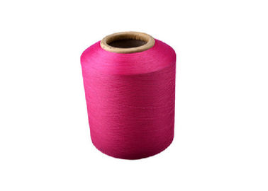 China Colored High Tenacity Polyester DTY Yarn For Sewing / Weaving , Low shrinakge supplier