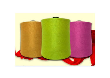 China Dope Dyed 60s / 2 Cotton Knitting Yarn , Recyled Cotton Weaving Yarn Eco - Friendly supplier