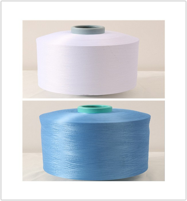 75D / 36F Dope Dyed Dty Polyester Yarn , Knitting Draw Textured Yarn Anti Bacteria