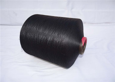 China 100% DTY Polyester Texturised Yarn Ring Spun 150D/96F AA Grade Black Color supplier