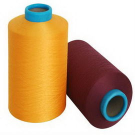 China Dyed Polyester DTY Yarn Draw Textured Yarn 150D/48F On Hard Paper Core supplier