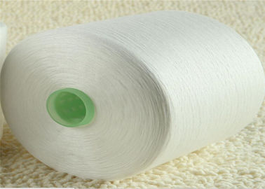 China White 60/2 Sewing Thread Polyester ,Virgin Polyester Machine Embroidery Thread On Plastic Cone supplier