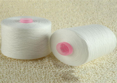 China Pure White Virgin 100% Polyester Sewing Thread 20s/6 For Bag / Fashions supplier