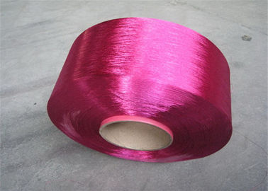 China 100D/36F Polyester POY Yarn Dyed For Knitting Socks / Sewing Thread supplier