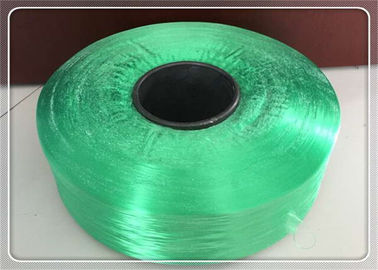 China Green Polypropylene Fully Drawn Yarn PP Yarn Full Dull For Weaving supplier
