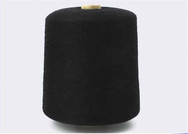 China Black Dyed Organic Cotton Yarn Regenerated For Knitting Customized supplier