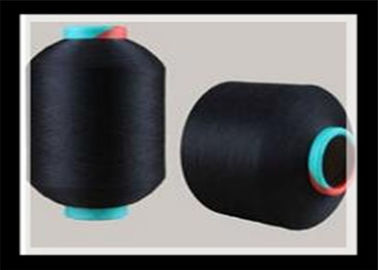 China Black Color Dyed Bare Spandex Yarn 20D High Tenacity for Knitting / Weaving supplier