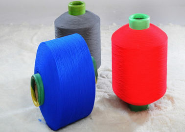 China Weaving / Knitting Polyester DTY Yarn 150D / 48F , polyester textured yarn Dope Dyed Color supplier