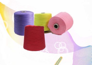 China Z Twist 20s / 2 Pure Cotton Yarn Dyed Colors For Weaving , Ring Spun Technics supplier