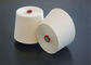 Virgin Bleached Ring Spun Pure Cotton Yarn , Natural Cotton Yarn On Cones supplier