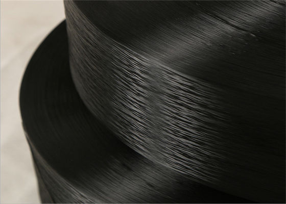 Raw Black 300D / 96F High Tenacity Polyester Filament Yarn supplier