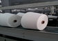 Polyester Spun Yarn 30s Virgin White , Spun Polyester Sewing Thread For Knitting / Weaving supplier