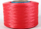 High Stretch 900D Polypropylene FDY Yarn / AA Grade Dyed PP Filament Yarn , Red Color supplier